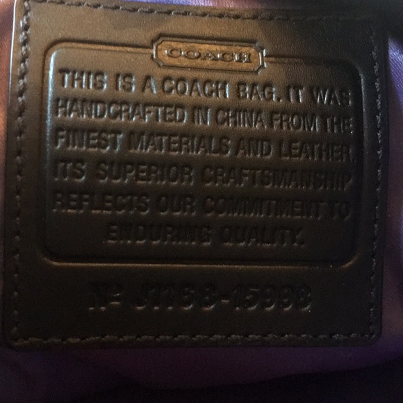 Coach laptop/diaper bag. - Picture 2 of 3